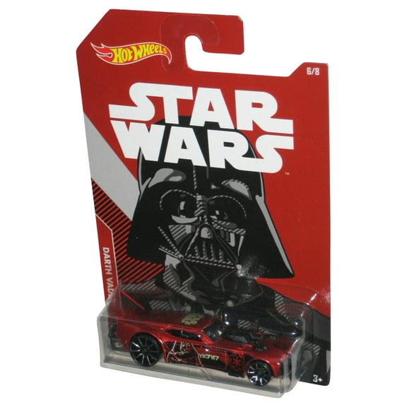 Hot Wheels Star Wars Darth Vader (2017) Mattel Nitro Doorslammer Red Toy Car 6/8