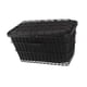 thumbnail image 2 of Cesta para bicicleta con bolsa interior Cesta para triciclo Alforja para bicicleta Gran capacidad Portátil M con tapa frontal, 2 of 9