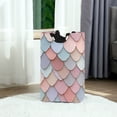 thumbnail image 6 of Yayeee Freestanding Laundry Hamper with Handle Collapsible Large Storage Basket for Clothes, Art Pattern, 6 of 7