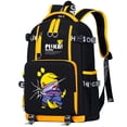 thumbnail image 2 of Mochila de Pokemon Pikachu con estampado de dibujos animados de Anime, mochila escolar para estudiantes con estuche de lápices, bolsas de libros para niños de alta capacidad, bolsa de viaje, regalo hola suerte unisex, 2 of 2