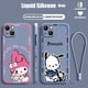 thumbnail image 5 of Kuromi-funda de teléfono con dibujo de melodía para iPhone, carcasa líquida con cuerda izquierda para iPhone 15, 14, 13, 12, 11 Pro Max, 8, 7 Plus, XR, XS, X, 5 of 5
