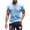 Light Blue, variant on Men Short Sleeve Shirts Casual Dress Big and Tall Vneck Tshirts Shirts for Men Summer Shirts for Men Wrinkle Free Hawaiian Shirt for Men Cotton Shop now