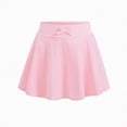 thumbnail image 5 of NIEWTR Girls Tennis Skirts Stretch Adjustable Waist Youth Golf Athletic Pleated Skorts Lining Kids Cheer Shorts Pocket for Kids 2-17Y(Pink,3-4 Years), 5 of 6