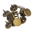 thumbnail image 3 of M Buder Clavos de Tapicería Decorativos Bronce Cian Cabeza Plana Redonda 9 mm / 0.35 inches 100 Piezas, 3 of 9