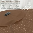 thumbnail image 3 of Patiojoy 13 FT Patio Umbrella Double-Sided Market Umbrella with 36 Solar-Powered LED Lights Cross Base Included Tan, 3 of 10