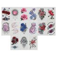 thumbnail image 2 of Fake Tattoos Stickers,15pcs Temporary Tattoo Sticker Tattoo Stickers Temporary Tattoo Sticker Revolutionary Design, 2 of 14