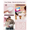 thumbnail image 5 of Momcozy S12 Pinky Pro Electric Hands Free Breast Pump Wearable, 24mm 2 Pack Pink, 5 of 12