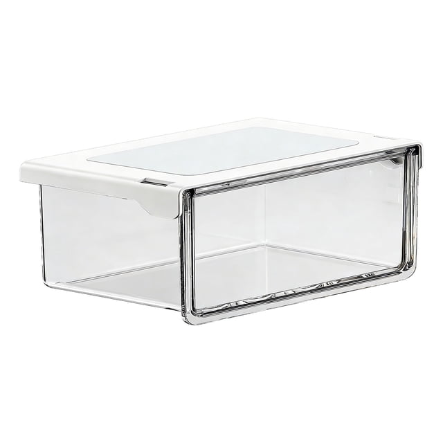 Plastic Storage Drawers With Lid For Bathroom Under Sink Storage Cabinet Transparent Design 8.5 x 10 x 10 cm Small Size