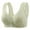 Light Green, variant on Women's Fixed Cup Front Buckle Underwear For The Elderly Plus Size Bra Without Underwire Thin Tank Top Bra Sports Bras for Women Yellow