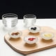 thumbnail image 4 of ColoMX 10 piezas Pequeños tazones de preparación para servir tazones de vidrio apilable para ensalada de postres de budín, 4 of 7