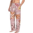 thumbnail image 2 of Daiia Beautiful Fox Men's Sleep Pant with Pockets and Drawstring,Pajama Pants-Small, 2 of 9