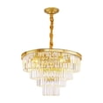 thumbnail image 5 of Luxury K9 Crystal Chandelier Flush Mount LED Light Ceiling Lamp Pendant Lighting, 5 of 12