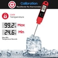 thumbnail image 4 of Digital Water Thermometer for Liquid, Candle, Instant Read with Waterproof for Food, Meat, Milk, Long Probe, 4 of 9