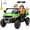 Green, variant on Joyracer 4WD 24 Volt Ride on Toys, 800W Ride on Truck for Kids, 2 Seater Power Car Wheels w/ Dump Bed & Shovel, Ride on UTV w/Remote Control, Bluetooth, LED Lights, Pink