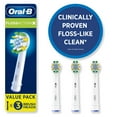 thumbnail image 1 of Oral-B FlossAction XFilaments Electric Toothbrush Replacement Brush Heads Refill, 1 of 14