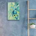 thumbnail image 6 of Epic Art 'Elegant Blue Floral II' by Silvia Vassileva, Acrylic Glass Wall Art, 16"x24", 6 of 10