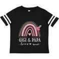 thumbnail image 3 of Inktastic Gigi and Papa Love Me Rainbow Girls Toddler T-Shirt, 3 of 5