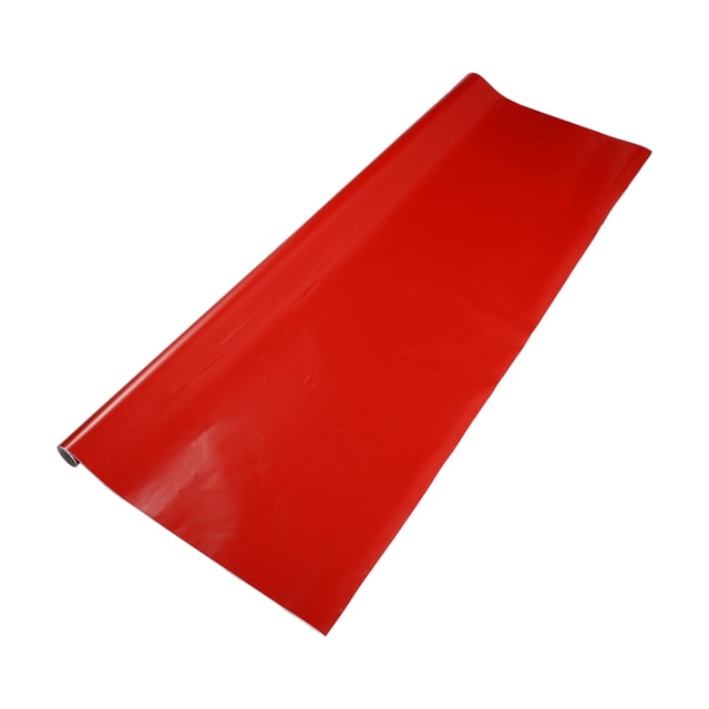 Película de Envoltura de Automóvil Unique Bargains Cubierta de Vinilo para Exterior e Interior Protección PVC 9 pies x 59.84 pulgadas 1 Pc Rojo Mate