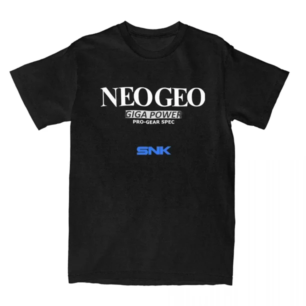 Camiseta con estampado divertido del juego Neo Geo, camisetas populares, camiseta estética de manga corta de verano, 100% algodón, cuello redondo, ropa oversize