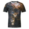 thumbnail image 4 of Ikevan Men's Street Casual Interesting Design Printed Round Neck Short Sleeve, 4 of 6