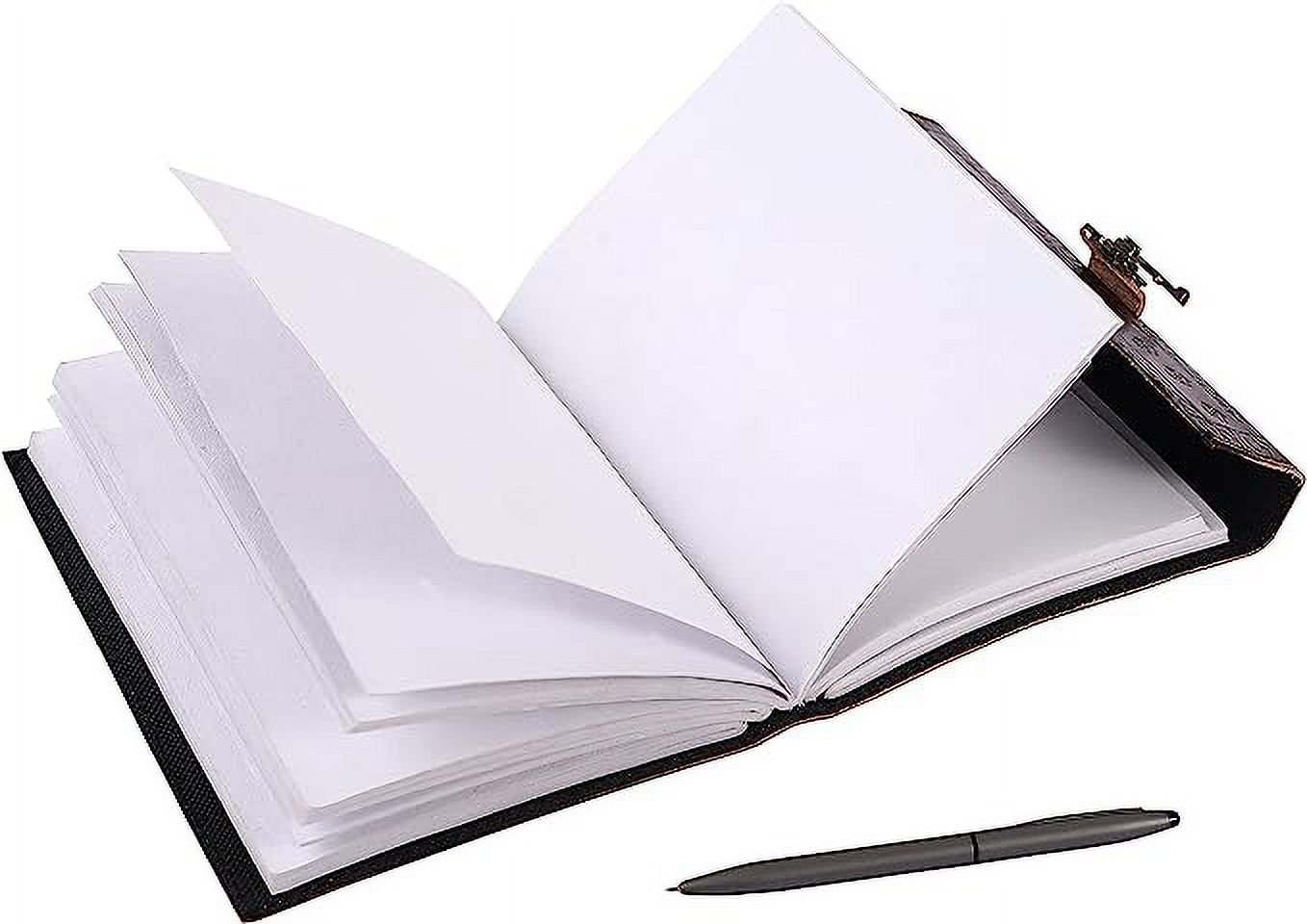 OVERDOSE Colosseum Brown Leather Journal - Handmade Journal For Students, Office Bound Leather Journal for men & women | Sketchbook | Notebook Diary - 6 x 8 inches | 15 x 20 cm | A5