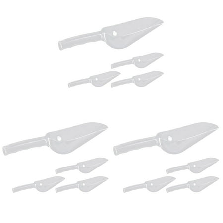 

12 Pcs Kitchen Ice Scoop Multi-function Flour Scoop Plastic Ice Bucket Scoop Pet Food Scoop