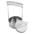 thumbnail image 1 of Artist Brush Washer Stainless Steel Silver 10.5x10.5x21cm Multifunctional Paint Brush Cleaning Tub For Training Class 1Pack, 1 of 2