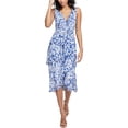 thumbnail image 1 of Rachel Roy Robe Florale Ligne A pour Femmes, Bleu, 8, 1 of 1