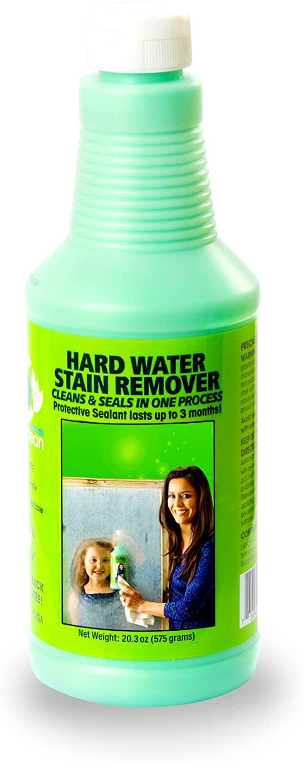 Bio Clean: Eco Friendly Hard Water Stain Remover (20oz Large)- Our Professional Cleaner Removes Tough Water Stains From Shower Doors, Windshields, Windows, Chrome, Tiles, Toilets, Granite, Steel e.c.t