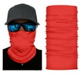 thumbnail image 2 of Balec Face Cover Neck Gaiter Dust Protection Tubular Breathable Scarf - 6 Pcs (Red), 2 of 2