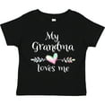 thumbnail image 3 of Inktastic My Grandma Loves Me- Heart Grandchild Boys or Girls Toddler T-Shirt, 3 of 5
