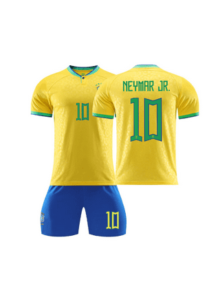 Men's Nike Neymar Jr. Yellow Brazil National Team 2022/23 Home Breathe Stadium Replica Player Jersey Size: Extra Large