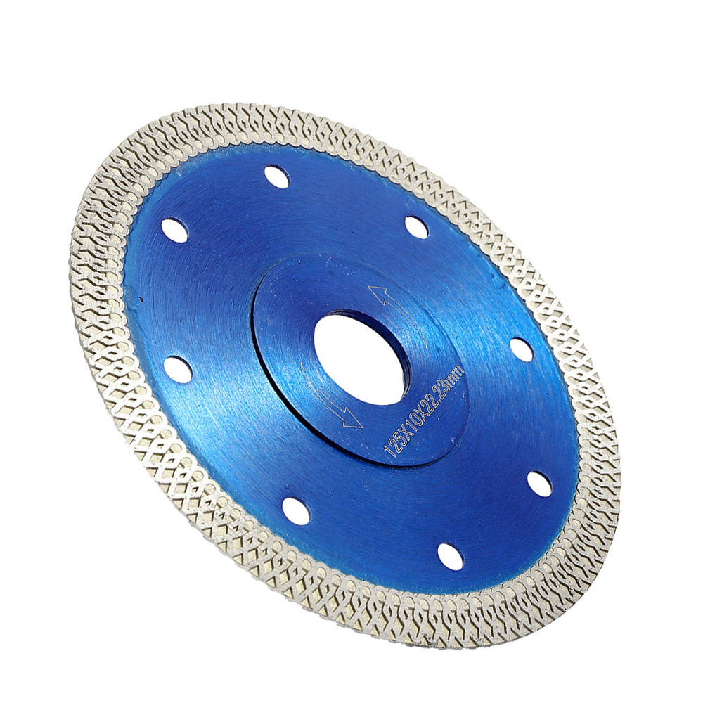 125mm Diamond Cutting Blade Continuous Segmented Turbo Rim Dry Wet Circular Saw Blade for