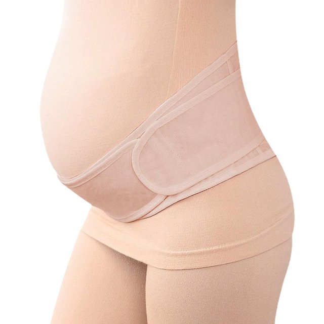 pink Cinturón abdominal para mujeres embarazadas, cinturón de soporte abdominal transpirable para mujeres embarazadas, cinturón ajustable