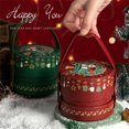thumbnail image 2 of Christmas Gift Packaging Box Christmas Eve  Box Storage Gift Box Christmas Lovely Snowman Decoration Box, 2 of 5