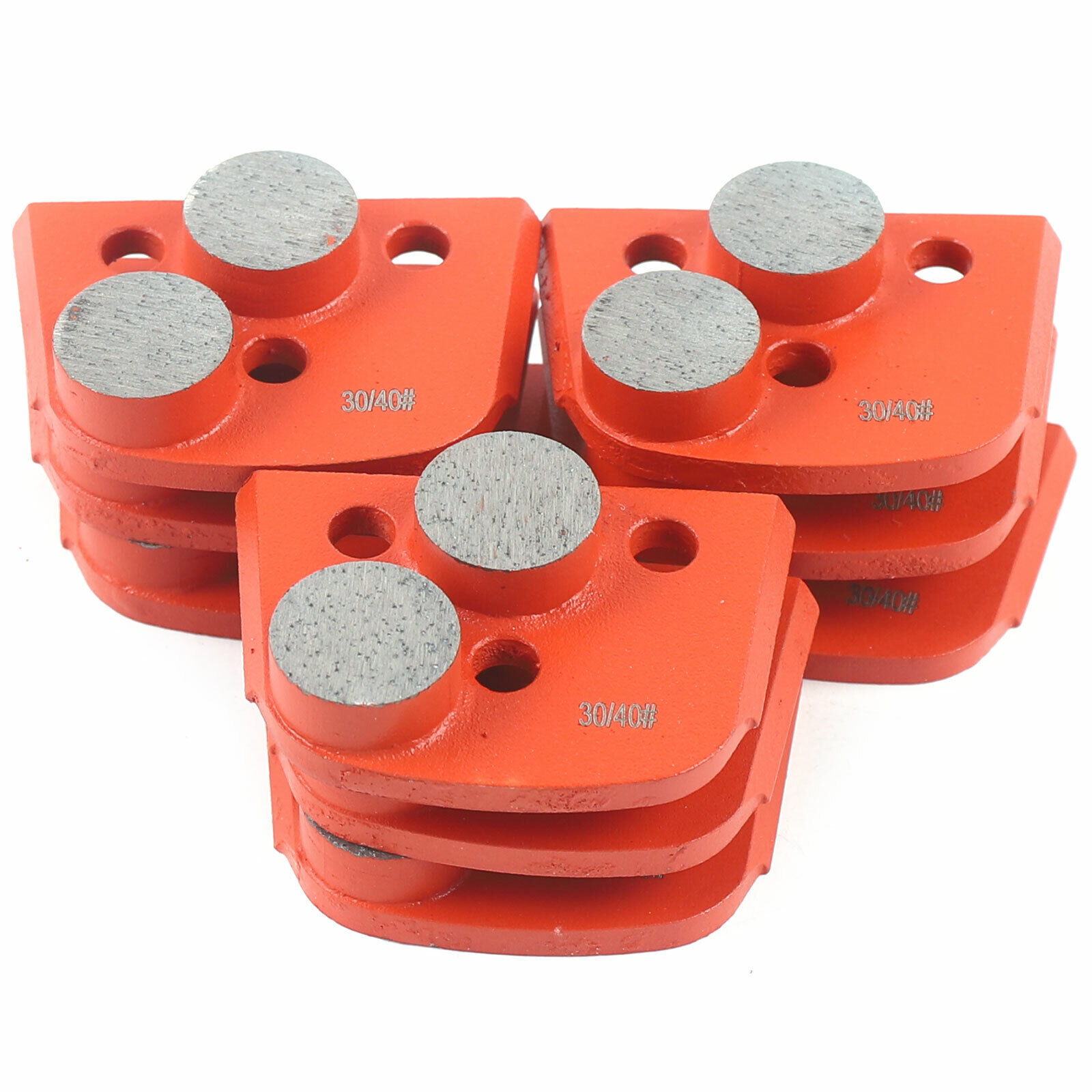 DPT Trapezoid Grinding Discs – 9 Pack, 30 Grit Soft Bond For Concrete Grinders