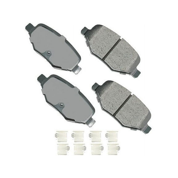 Rear Brake Pad Set - Compatible with 2016 - 2019 Ford Explorer 2017 2018
