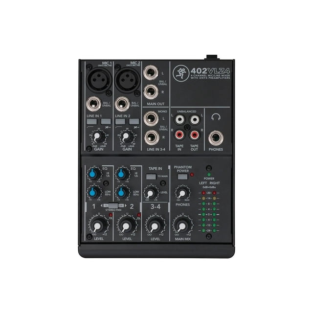 Mezclador Analógico 4 canales MACKIE 402-VLZ4 negro