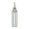 thumbnail image 4 of Sterling Silver Elongated Polished Number 0 Charm Pendant, 4 of 4