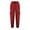 Red, variant on Patlollav Long Pants Womens Street Style Vintage Pocket Tie Elastic Waist Casual Work Pants