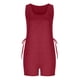 thumbnail image 3 of Sexy Rompers para las Mujeres de Verano sin Mangas Tanque Sudadera con Bolsillos Laterales, Cuello en V Color Sólido Romper Casual para Uso Diario Y de Fiesta, 3 of 6