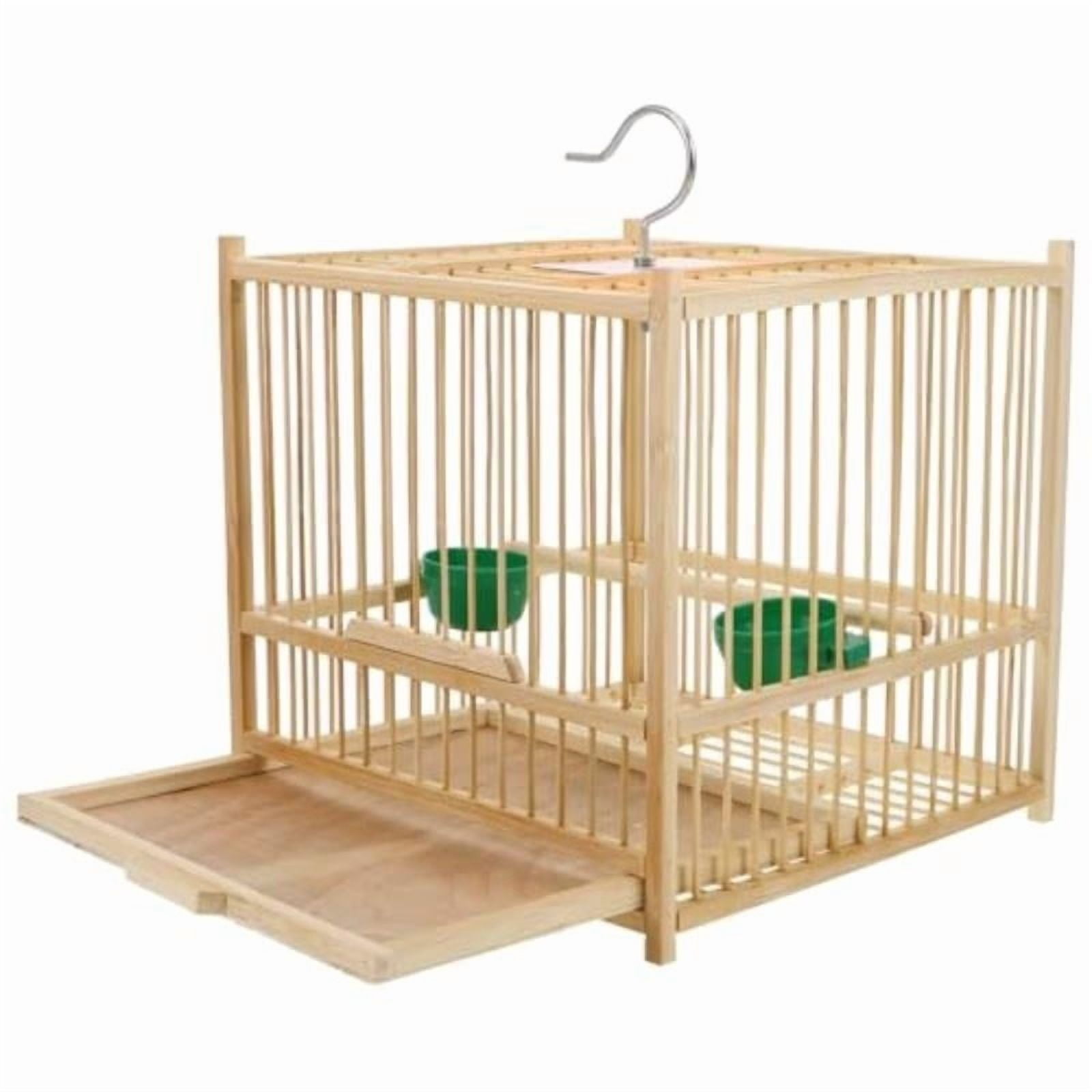 Hand-Woven Bird Cage for Small Songbirds - Finches, Canaries, Budgies
