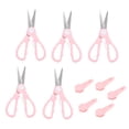 thumbnail image 1 of Dekaim 5 Uds Tijeras Portátiles Herramienta De Costura De Seguridad ABS Ingeniería Mango De Plástico(Rosa), 1 of 5