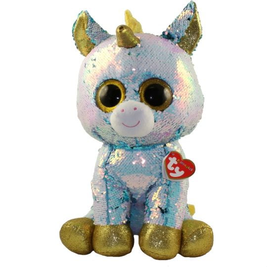 for sale online FANTASIA the Unicorn LARGE Size - 17 inch Glitter Eyes TY Beanie Boos 