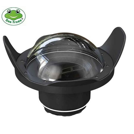 Image of Seafrogs WA006-C Optical Acrylic 40m/130ft 8 Inch Wide Angle Dome Port for Underwater Camera Case (φ 90mm* L 78mm)