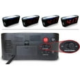 thumbnail image 7 of Travelwey Digital Alarm Clock - Outlet Powered, No Frills Simple Operation, Large Night Light, Alarm, Snooze, Full Range Brightness Dimmer, Big Red LED Digit Display, Black, 7 of 7