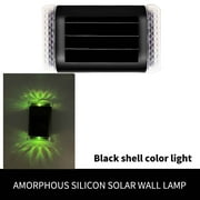solacol Outdoor Solar Light 4Pcs New Solar Lamp Outdoor Wall Lamp Led Courtyard Lamp Step Up and Down Luminous Night Lamp