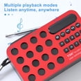 thumbnail image 3 of Reproductor MP3 Radio Pequeña Emergencia FM Portátil BT Soporte USB TF Tarjeta Reproducción, 3 of 9