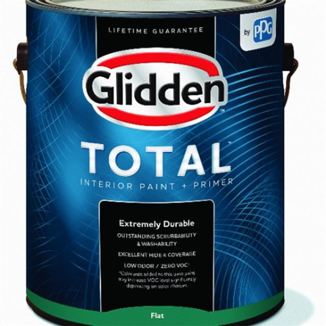 PPG Glidden GLTIN10DB01 Total Interior Latex Flat Ultra Deep Base Paint