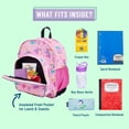 thumbnail image 4 of Wildkin Kids 12 Inch Backpack for Toddler Boys and Girls, Insulated Front Pocket (Fairy Princess Pink), 4 of 8